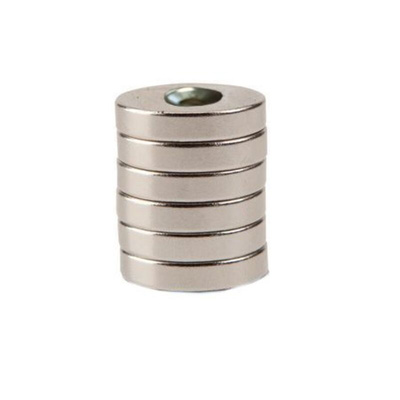 RS PRO Disc Magnet 20mm Screw Steel, 40N Pull
