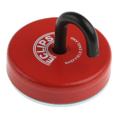Eclipse Pot Magnet 46mm Hook Ferrite, 6kg Pull