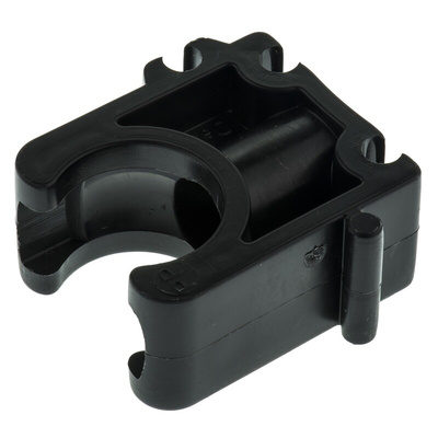 Georg Fischer PP Black Saddle Clamp 16mm x , 6mm
