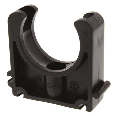 Georg Fischer PP Black Saddle Clamp 16mm x , 6mm