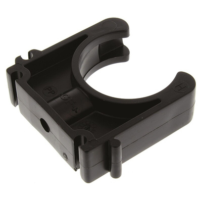 Georg Fischer PP Black Saddle Clamp 16mm x , 6mm