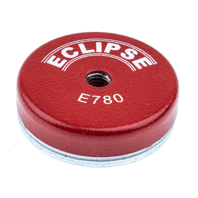 Eclipse Pot Magnet 50mm Threaded Hole M8 Ferrite, 15kg Pull