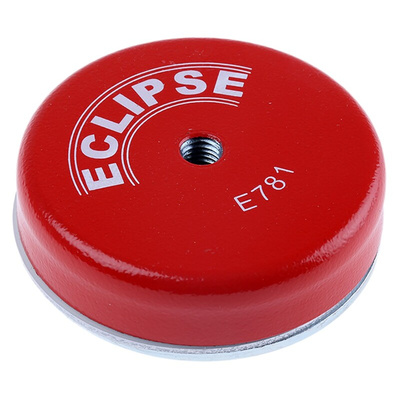 Eclipse Pot Magnet 80mm Threaded Hole M10 Ferrite, 55kg Pull