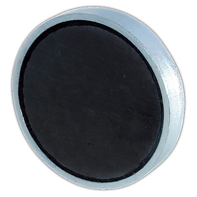 Eclipse Pot Magnet 32mm Male Thread Ferrite, 8kg Pull