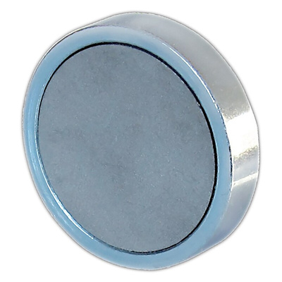 Eclipse Pot Magnet 10mm Ferrite, 0.4kg Pull