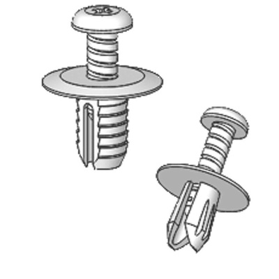 Essentra Nylon Snap Rivet, 8mm