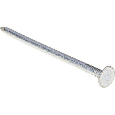 RS PRO Galvanised Nails; 75mm x 3.75mm; 500g Bag