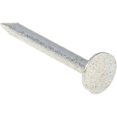 RS PRO Galvanised Nails; 30mm x 3mm; 500g Bag