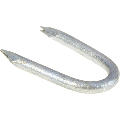 RS PRO Galvanised Netting Staples; 20mm x 2mm; 500g Bag