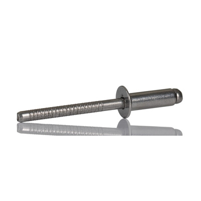 RS PRO Stainless Steel Blind Rivet, 4mm