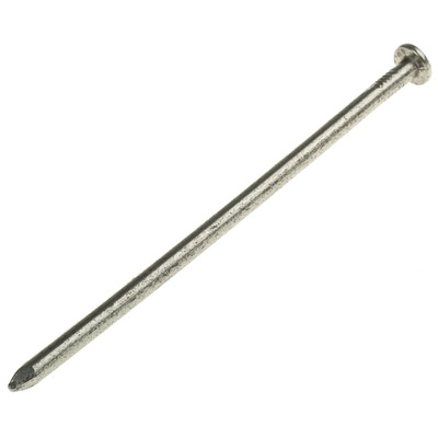 RS PRO Bright Steel Round Nails; 150mm x 6mm; 500g Bag