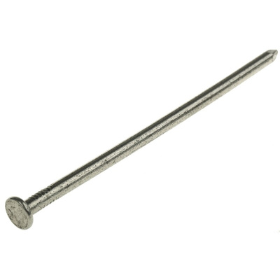 RS PRO Bright Steel Round Nails; 150mm x 6mm; 500g Bag