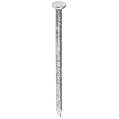 RS PRO Bright Steel Round Nails; 75mm x 3.75mm; 500g Bag