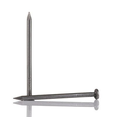RS PRO Bright Steel Round Nails; 50mm x 50mm; 500g Bag