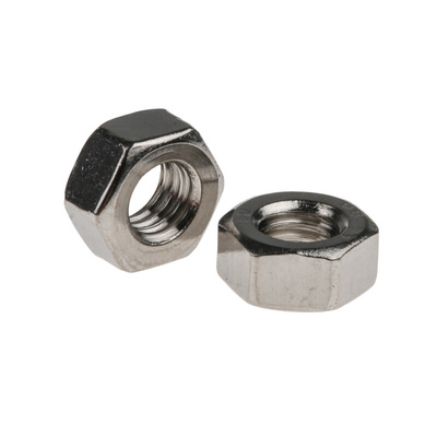 RS PRO, Plain Stainless Steel Hex Nut, DIN 934, M6