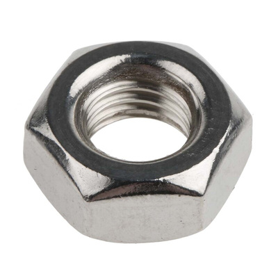 RS PRO, Plain Stainless Steel Hex Nut, DIN 934, M10
