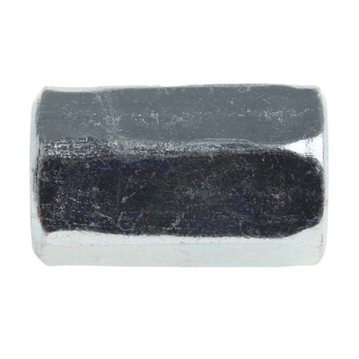 30mm Bright Zinc Plated Steel Coupling Nut, M10