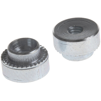 Hank Zinc plated & clear Passivated Steel Rivet Bush, M3