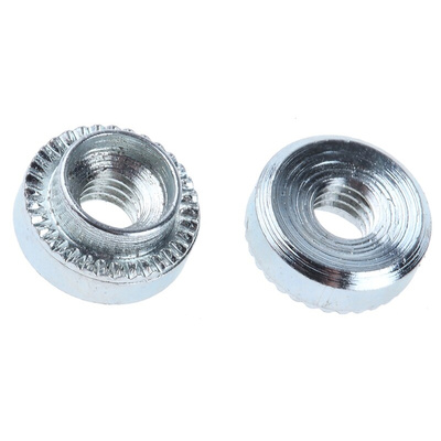 Hank Zinc plated & clear Passivated Steel Rivet Bush, M4