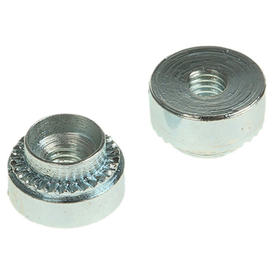 Hank Zinc plated & clear Passivated Steel Rivet Bush, M3
