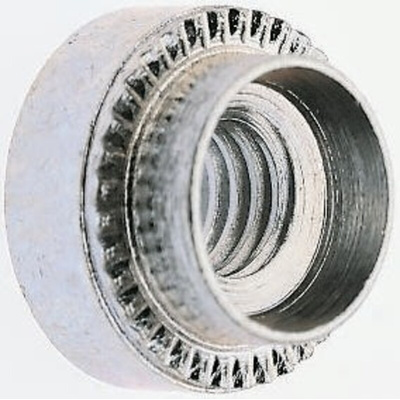 Hank Zinc plated & clear Passivated Steel Rivet Bush, M5
