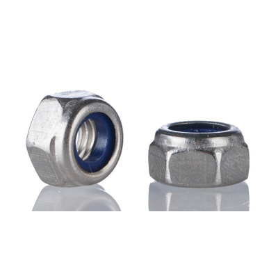 RS PRO, Plain Lock Nut, DIN 985, M5
