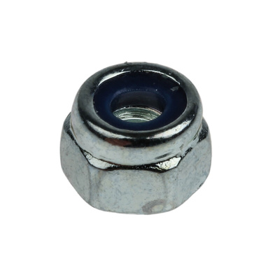 RS PRO, Bright Zinc Plated Steel Lock Nut, DIN 982, M5