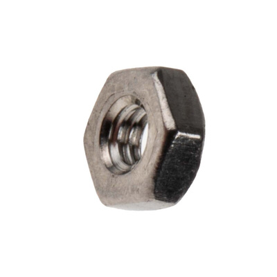 RS PRO Stainless Steel, Hex Nut, M2