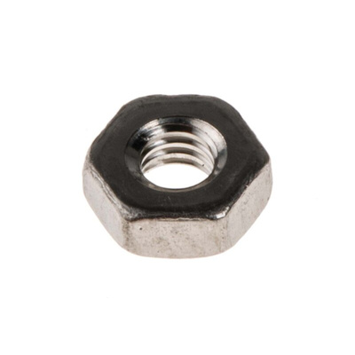 RS PRO Stainless Steel, Hex Nut, M2.5