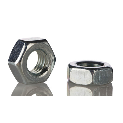 RS PRO Stainless Steel, Hex Nut, M3