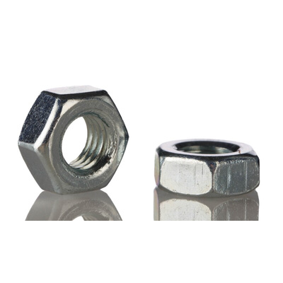 RS PRO Stainless Steel, Hex Nut, M4