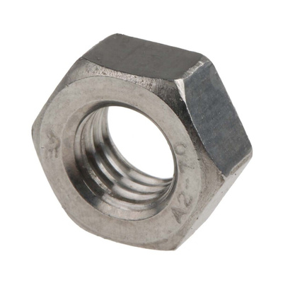 RS PRO Stainless Steel, Hex Nut, M8