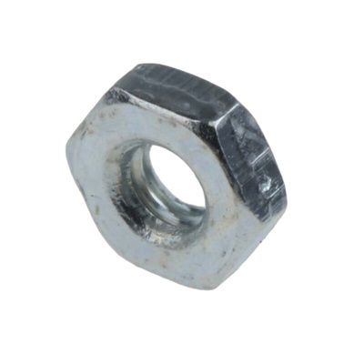 RS PRO Steel, Hex Nut, M2.5