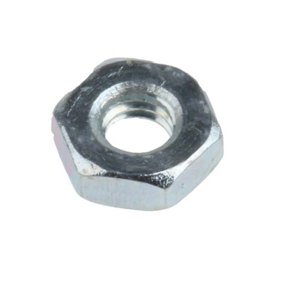 RS PRO Steel, Hex Nut, M2.5