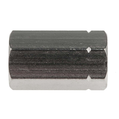 24mm Plain Stainless Steel Coupling Nut, M8, A2 304