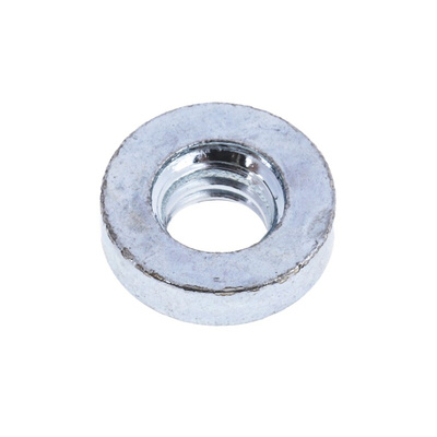 RS PRO Clear Passivated, Zinc Steel Clinch Nut, M4