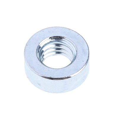 RS PRO Clear Passivated, Zinc Steel Clinch Nut, M6