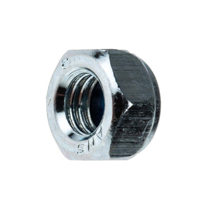 RS PRO, Zinc Plated Steel Lock Nut, DIN 985, M6