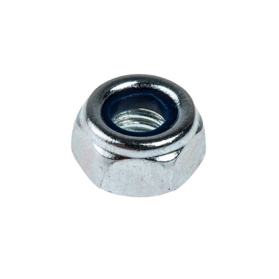 RS PRO, Zinc Plated Steel Lock Nut, DIN 985, M6