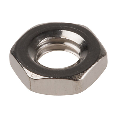 RS PRO, Plain Stainless Steel Hex Nut, DIN 439, M4