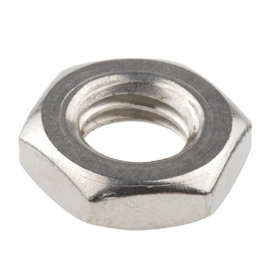 RS PRO, Plain Stainless Steel Hex Nut, DIN 439, M10
