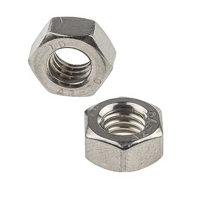 RS PRO Stainless Steel Hex Nut, DIN 934, M1.4