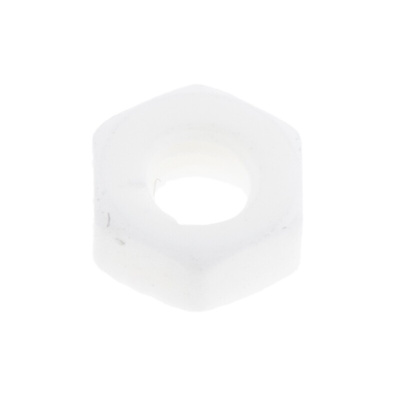 RS PRO, Plain Ceramic Hex Nut, M3