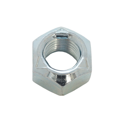 RS PRO, Bright Zinc Plated Steel Locking Nut, DIN 980V, M12