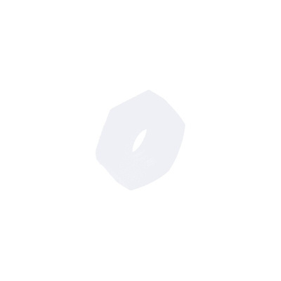 RS PRO, Plain Nylon Hex Nut, DIN 934, M2.5