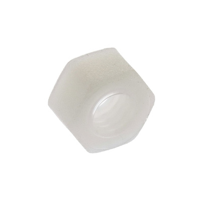 RS PRO, Plain Nylon Hex Nut, DIN 934, M5