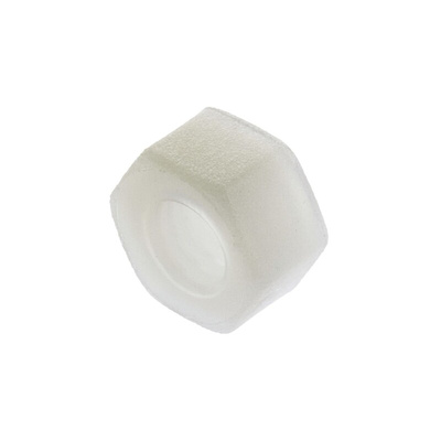 RS PRO, Plain Nylon Hex Nut, DIN 934, M5