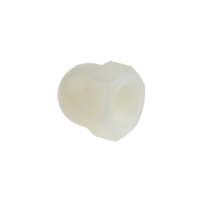 RS PRO, Plain Nylon Dome Nut, M8