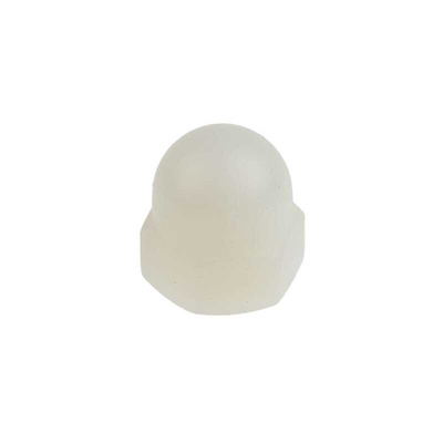 RS PRO, Plain Nylon Dome Nut, M8