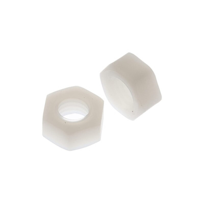 RS PRO, Plain Nylon Hex Nut, DIN 934, M8